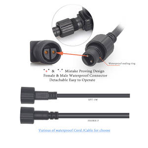 หม้อแปลงไฟฟ้า AC-AC สำหรับใช้งานกลางแจ้ง กันน้ำ 12VAC 24VAC 500ma 800ma 1000ma 2000ma  แหล่งจ่ายไฟสำหรับไฟ LED วัสดุ PC - Product Image 3