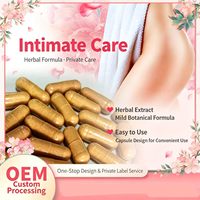 OEM ODM Capsules de Soin Intime Féminin Naturel à Base de Plantes, Capsules de Soutien pour l'Érosion Cervicale, 100% Naturel