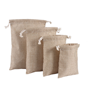 Bolsa de Algodón y Lino Personalizada con Cordón para Regalos, Almacenamiento de Pelucas, Joyería de Lujo, Cosméticos, Bolsa Protectora Promocional - Product Image 1