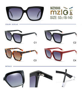 Vente flash Lunettes de <span class=keywords><strong>soleil</strong></span> vintage Y2K en acétate pour hommes, grande monture, polarisées, lunettes de <span class=keywords><strong>soleil</strong></span> rétro, marque privée, Lunettes De <span class=keywords><strong>Soleil</strong></span> - Product Image 2