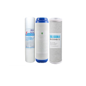 <b>Water</b> Filter Cartridge 10-Inch PP Cotton Activated Carbon Compressed Carbon Universal Flat Top Pure <b>Water</b> Machine Replacement - Product Image 1