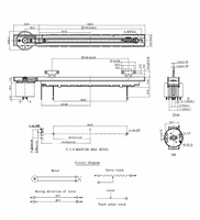 60mm/100mm voyage Fader B10K interrupteur de potentiomètre d'entraînement de moteur à glissière pour mélanger x32/Console Yamaha