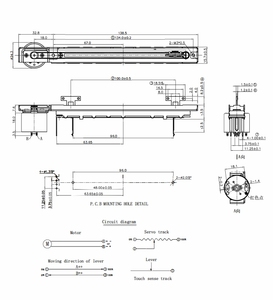 Nuevo Potenciómetro Fader Motorizado Eléctrico de 4 Pines con Recorrido de 100 mm para Mezcladora Digital QU-32, Fader de Potenciómetro Deslizante de 10K - Product Image 6