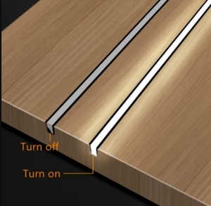 Striscia LED Ultra Sottile SDW-D16 con Profilo in Alluminio e Silicone per Armadi e Vetrine - Product Image 2