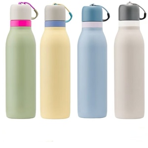Vaso deportivo portátil de acero inoxidable de doble pared con asa, aislado, sin BPA, de 24oz, 32oz, 40oz - Product Image 1