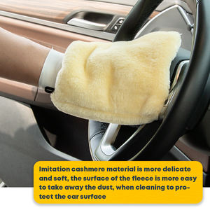 Moufles de lavage de voiture en laine synthétique de qualité supérieure Gant Microfibre Matériel Usine Production En Gros - Product Image 3