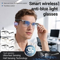 Lunettes Intelligentes Bluetooth GT-33 Style Affaires et Mode, Casque Audio sans Fil avec Appels, Musique, Caméra à Distance et Anti-Lumière Bleue
