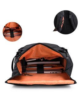 Sac à dos de voyage pour homme, sac à dos d'école, sac à dos à enroulement, personnalisé, en gros, imperméable, antivol, avec chargeur USB - Product Image 5