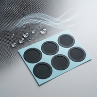 Jaring Anti Debu Tahan Air IP67 Berlapis Hidrofobik B042HY dari Polyester Mesh untuk Lubang Suara Earbud TWS
