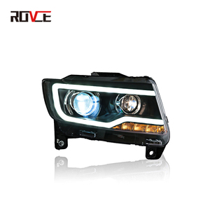 Montaje de faros delanteros para <span class=keywords><strong>Jeep</strong></span> <span class=keywords><strong>Compass</strong></span> 2011-2016 modificación LED faro delantero Plug and Play lámpara delantera DRL - Product Image 6