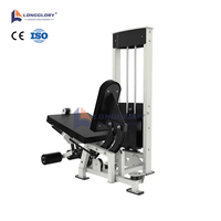 Chaise d'extension des jambes à double fonction pour entraînement des quadriceps, équipement de musculation professionnel