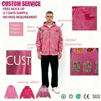 Sweat à capuche vintage personnalisé pour homme, grandes tailles, avec fermeture éclair, en coton épais de haute qualité, fabriqué par un fabricant
