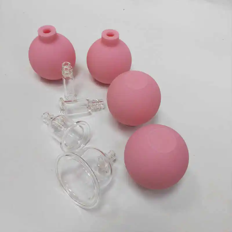 Gummi Körper Vakuum Schröpfen Tassen Kunststoff Dosen Körper Gesichtshaut Lifting Cups Anti Cellulite Massage Chinesische Medizin Therapie-Tool