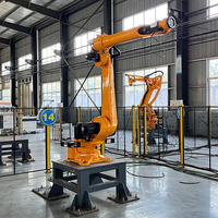 Bras robotique industriel à 6 axes haute performance, charge utile de 220 kg, rayon d'action de 3200 mm, pour la manutention, la palettisation et le chargement en usine