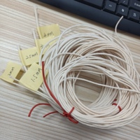 1,5 bis 10mm geflochtene Schnüre aus 100% Baumwolle Benutzer definierte natürliche Farbe Gewebte Runds eil Soft Draw Cords für Kleidungs stücke und Schuhe