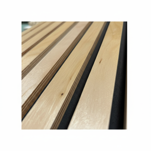 Panneaux muraux de design moderne pour la maison et le bureau Panneaux acoustiques en bois en caoutchouc fabriqués au Vietnam Fabricant Remise directe de meubles - Product Image 1