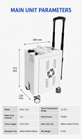 Equipo de Baño Portátil Inteligente con Generador de Vapor Nano Mist para el Cuidado de Ancianos, Hospitales y Servicios a Domicilio