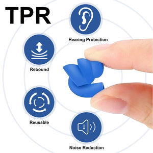 Tapones <span class=keywords><strong>para</strong></span> los <span class=keywords><strong>Oídos</strong></span> Impermeables <span class=keywords><strong>para</strong></span> Natación, Detectables por Detector de Metales, con Cable, de Silicona, <span class=keywords><strong>para</strong></span> la Industria Alimentaria - Product Image 3