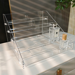 Étagère d'affichage multi-niveaux en acrylique, adaptée aux cosmétiques, aux boissons, aux magasins de proximité et aux rayonnages de supermarchés - Product Image 3