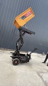 Minivolquete Hidráulico XCOD de 300 kg, Diseño Compacto Amarillo, Vehículo de Transporte de Materiales de Construcción - Product Image 5