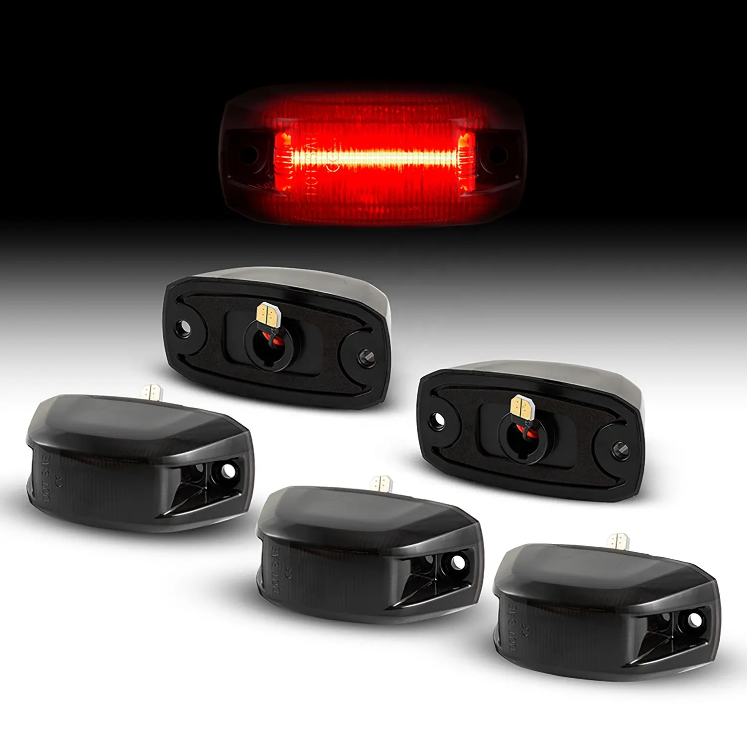 5pcs LED Cab Telhado Marcador Luzes Luz Superior Telhado Correndo Lâmpada Para Dodge RAM PROMASTER 1500 2500 3500