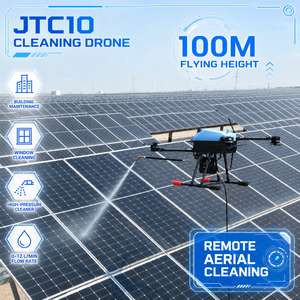 Drone de nettoyage industriel fiable pour le lavage de façades, équipement intelligent d'entretien de bâtiments, outil de nettoyage de précision pour fenêtres - Product Image 1