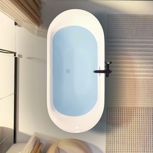 Vasca da Bagno Idromassaggio Autoportante in Acrilico, Grande Vasca per Immersione con Idrogetti, <span class=keywords><strong>Spa</strong></span> per Adulti da Interno, Certificata ISO9001, Ecologica - Product Image 4