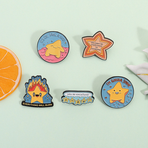 Sei abbastanza smalto spilla parole motivazionali spilla distintivo gioielli regalo <span class=keywords><strong>per</strong></span> amici collega studente - Product Image 2