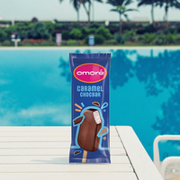 Sachets d'emballage personnalisés en plastique thermoscellable pour bâtonnets de crème glacée et sucettes glacées