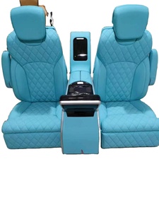 Vendita calda di fabbrica di lusso <span class=keywords><strong>VIP</strong></span> su misura console elettrica regolabile bracciolo posteriore kit sedile per Toyota Land Cruiser LC in pelle