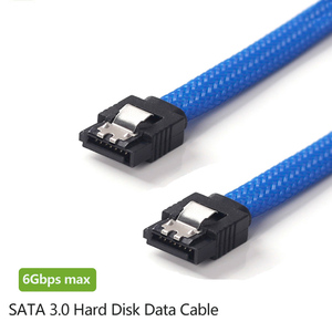 <span class=keywords><strong>Cable</strong></span> SATA Recto para HDD/SSD, con Cubierta <span class=keywords><strong>de</strong></span> Nailon Trenzado y PVC, con Cierre <span class=keywords><strong>de</strong></span> Seguridad para Unidades <span class=keywords><strong>de</strong></span> CD, 50CM/30CM, Blanco - Product Image 5