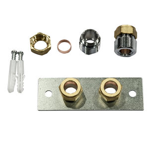 Marktgevraagde doucheplaat van koolstofstaal, rechts, badkamer, stalen kraanpaneel, vaste messing douchepaneel, eenvoudig te bevestigen plaat - Product Image 3