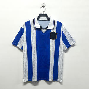 Soccer Jersey <strong>Polos</strong> for <strong>Men</strong> Custom Design Retro Strips Digital Print Second Away 100% Polyester Breathable High Quality - Product Image 1