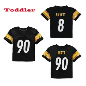 Toddler Stitched American Football Jerseys Buffalo 8 Pickett 90 Watt 40 Miller 17 Allen 14 Diggs Infant Baby Shirts