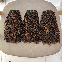 Vente en gros de mèches de cheveux Pixie 12A très demandées, 100g par paquet, double épaisseur, bouclées, 100% cheveux humains vierges