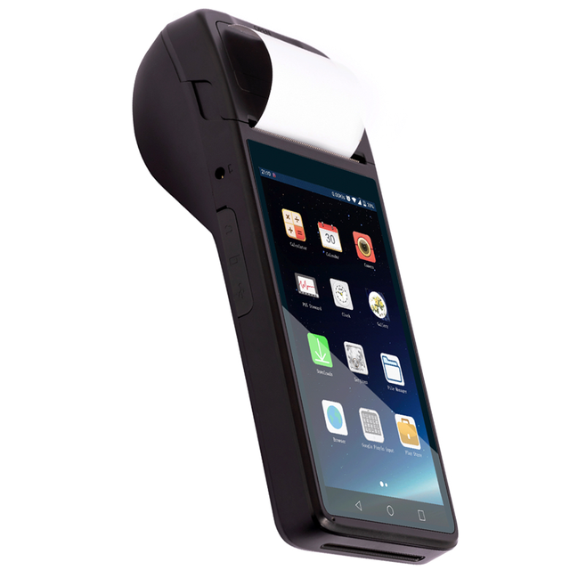 5.5 Inch Smart Pos Terminal Handheld Pos Machine with 58mm Thermal Printer