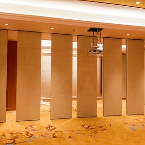 GoodSound Panel Divisor Móvil Temporal, Marco de Aluminio Deslizante, Plegable, Madera, Acústico, Partición de Pared Móvil para Hotel - Product Image 1