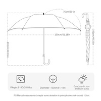 Parapluie de golf promotionnel de haute qualité, grande taille, avec logo de marque, coupe-vent, anti-soleil et anti-pluie, pour homme et femme, personnalisable