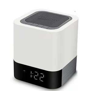 Loa <span class=keywords><strong>Mini</strong></span> MUSKY Không Dây Đầu Giường Đồng Hồ Báo Thức Cảm Ứng Đèn Ngủ Cảm Biến (Ánh Sáng Trắng) - Product Image 1