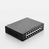 Parafoudre réseau métallique 16 ports RJ45 PoE 100/1000 Mbps pour caméras et systèmes de sécurité 60V
