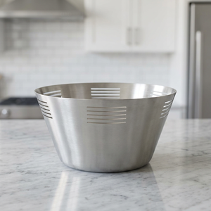 Stainless Steel Storage Basket Bowl Modern Design Kitchen Organization Container Multifunctional Metal <b>Bin</b> for Neatening - Product Image 4