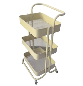 Most Popular Modern Multi-Functional Nail Cart Storage Rack SPA Salon Beauty <b>Trolley</b> in Stainless Steel for Living Room - Product Image 5