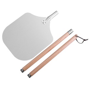 Pala per <span class=keywords><strong>Pizza</strong></span> in Alluminio Personalizzata con Manico in Legno - Product Image 1