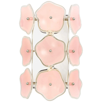 Luminaires de plafond personnalisés décorés de fleurs roses, lustres modernes à LED pour enfants, luminaires suspendus pour la maison, la chambre à coucher, le salon