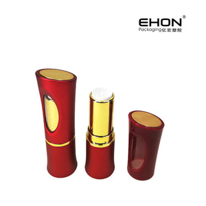 Tubo de lápiz labial rojo mate de lujo clásico vacío con diseño hueco 3ml de capacidad envase cosmético de etiqueta privada para uso de labios - Product Image 6