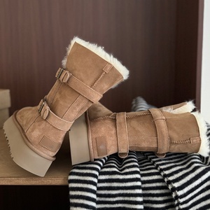 Botas Uggs de Alta Calidad 2026 para Mujer, Botas de Invierno Cómodas y Cálidas, Antideslizantes, de Piel de Oveja Genuina, Botas Altas hasta el Muslo - Product Image 5