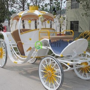 Carruaje de Calabaza de <span class=keywords><strong>Cuento</strong></span> de Hadas, Carruaje de Cenicienta, Carruaje Turístico para Parques Escénicos, Fotos de Boda y Alquiler Comercial - Product Image 4