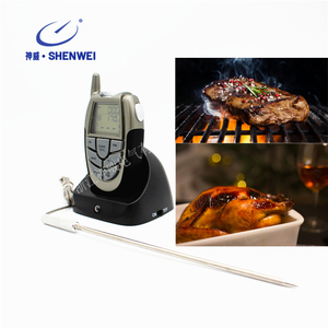 Thermomètre de cuisine rétro SW avec écran LCD rétroéclairé, sondes de type aiguille, outils de cuisine magnétiques pour barbecue - Product Image 5