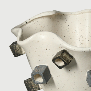 Jarrón de cerámica <span class=keywords><strong>negro</strong></span> Retro grande para el hogar, oficina, arreglo floral, decoración, centros de mesa de boda y <span class=keywords><strong>jarrones</strong></span> de lugar - Product Image 4