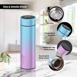 Vaso Térmico Aislado de Acero Inoxidable 304 Más Vendido, Pantalla Inteligente de Temperatura, Creativo, <span class=keywords><strong>para</strong></span> Negocios, Regalo - Product Image 3